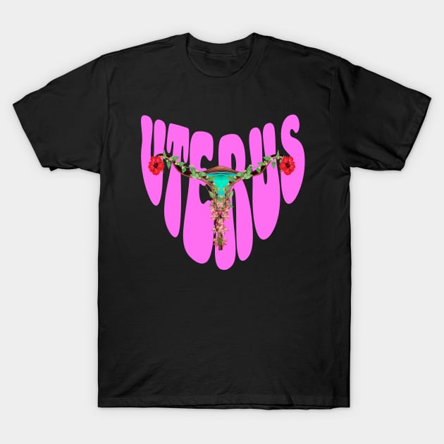 Uterus T-Shirt by Tinteart